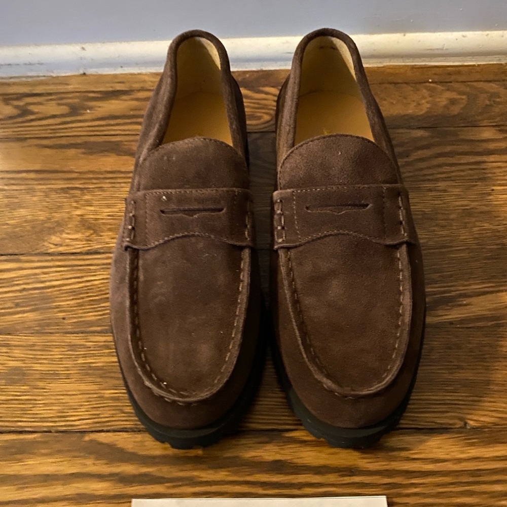 Aime Leon Dore Chocolate Suede Loafers